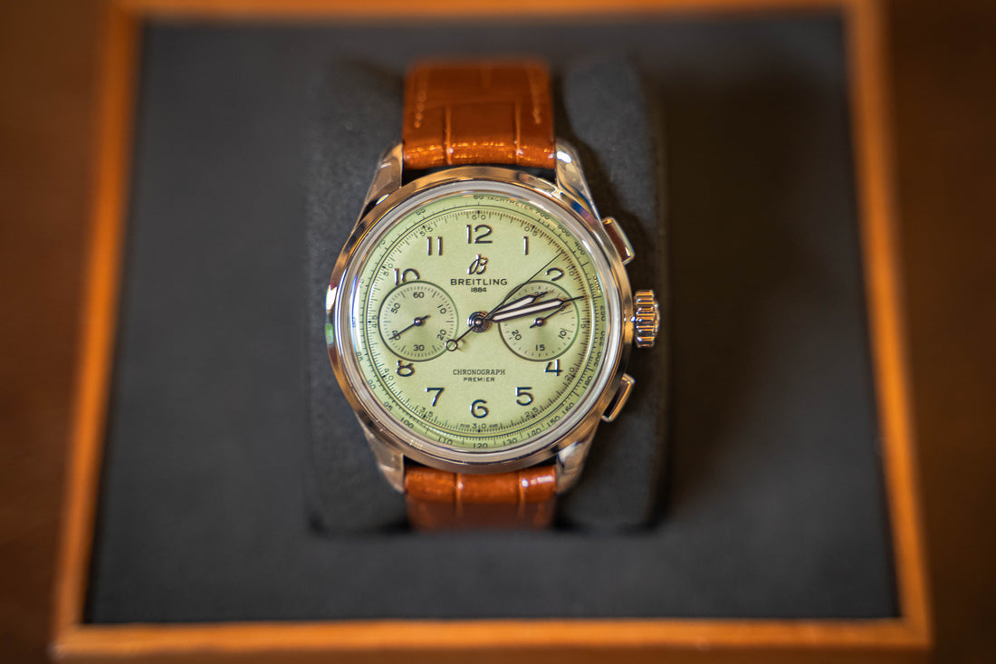 El Pistachio se Puso de Moda | Breitling Premier B09 Chronograph 40